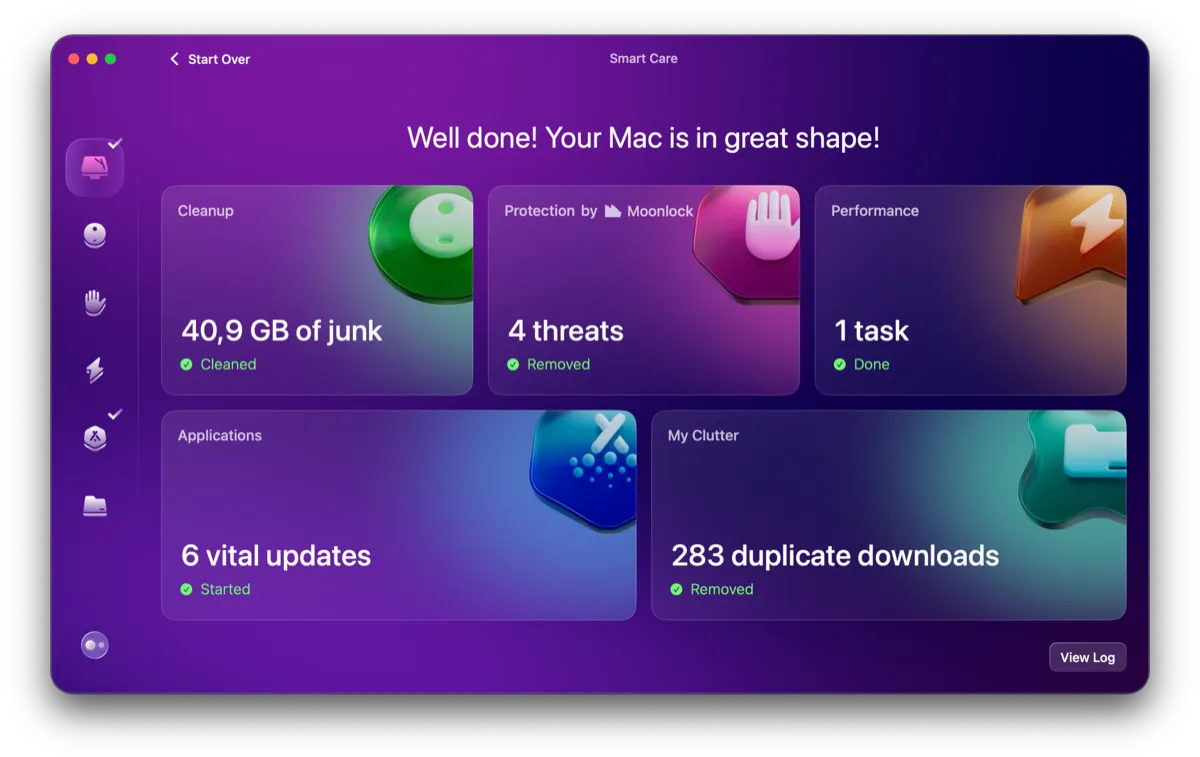 CleanMyMac interface